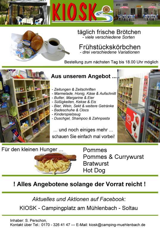 Gastezimmer - Campingplatz Am Muhlenbach โซลเทา ภายนอก รูปภาพ